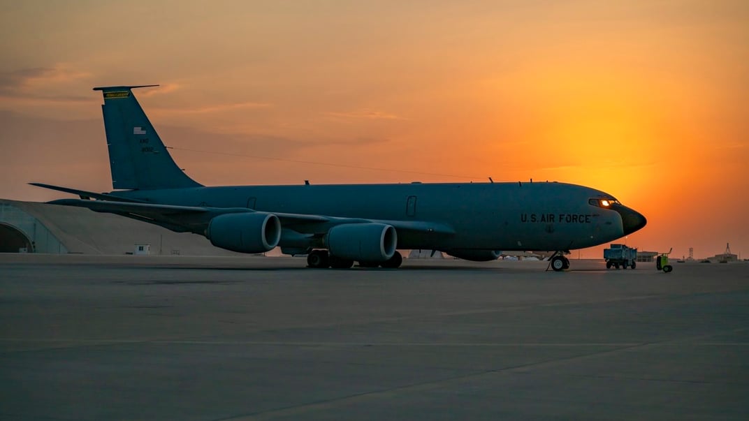 Ілюстративне фото. Літак-заправник США  KC-135 Stratotanker