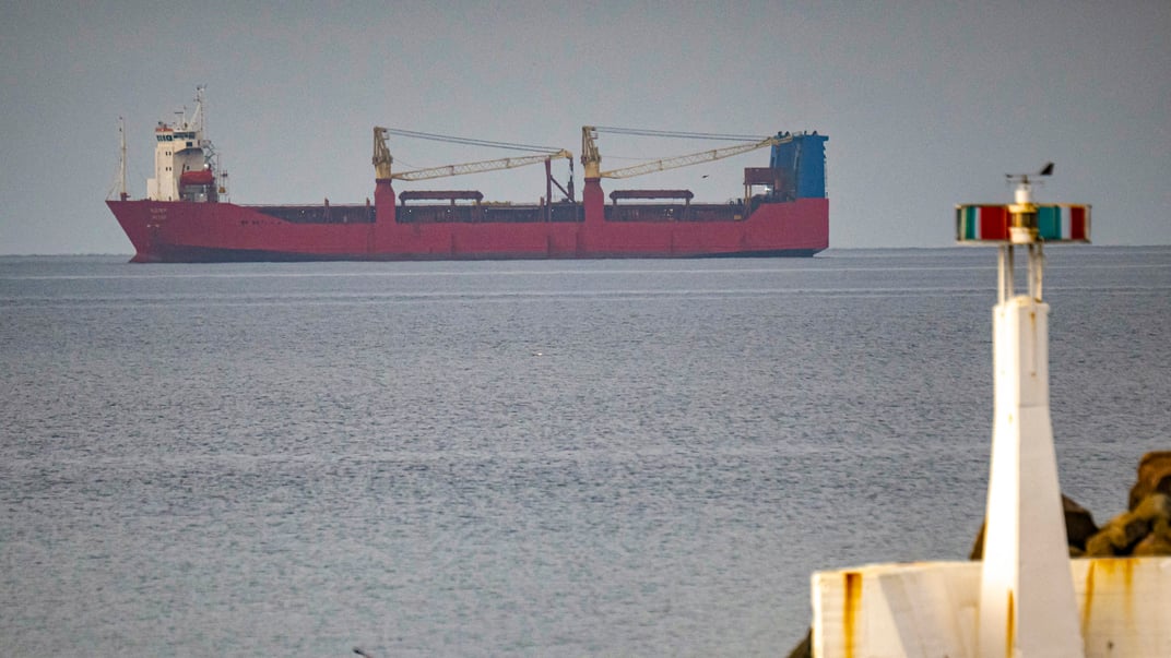 російське судно Adler біля берегів Швеції, 21 грудня 2025 року