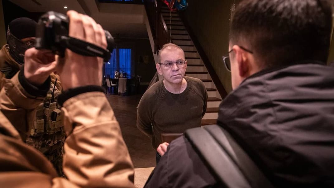 Обшуки у колишнього народного депутата Сергія Пашинського, 12 лютого 2024 року