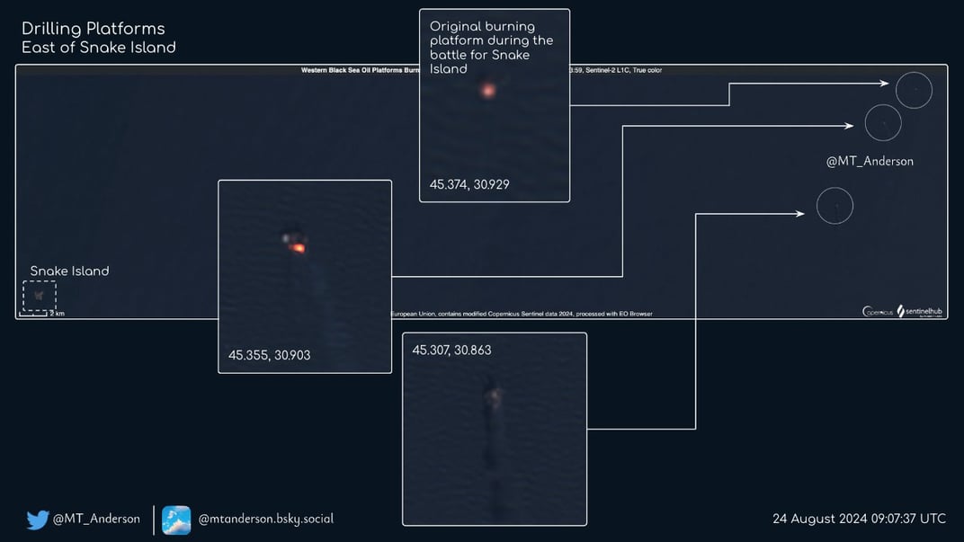 Супутникові знімки «вишок Бойка»