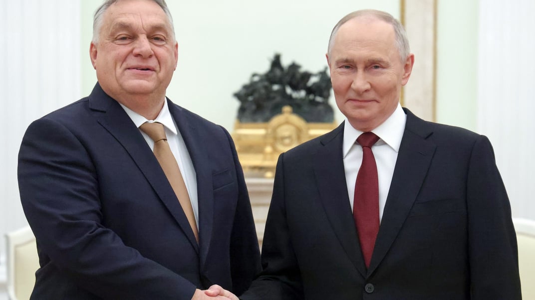 Глава рф володимир путін та прем'єр-міністр Угорщини Віктор Орбан