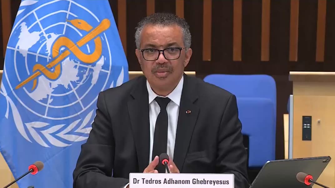 Глава ВООЗ Тедрос Адханом Гебреєсус на пресконференції щодо поширення коронавірусної хвороби у світі, Женева, Швейцарія, 21 серпня 2020 року