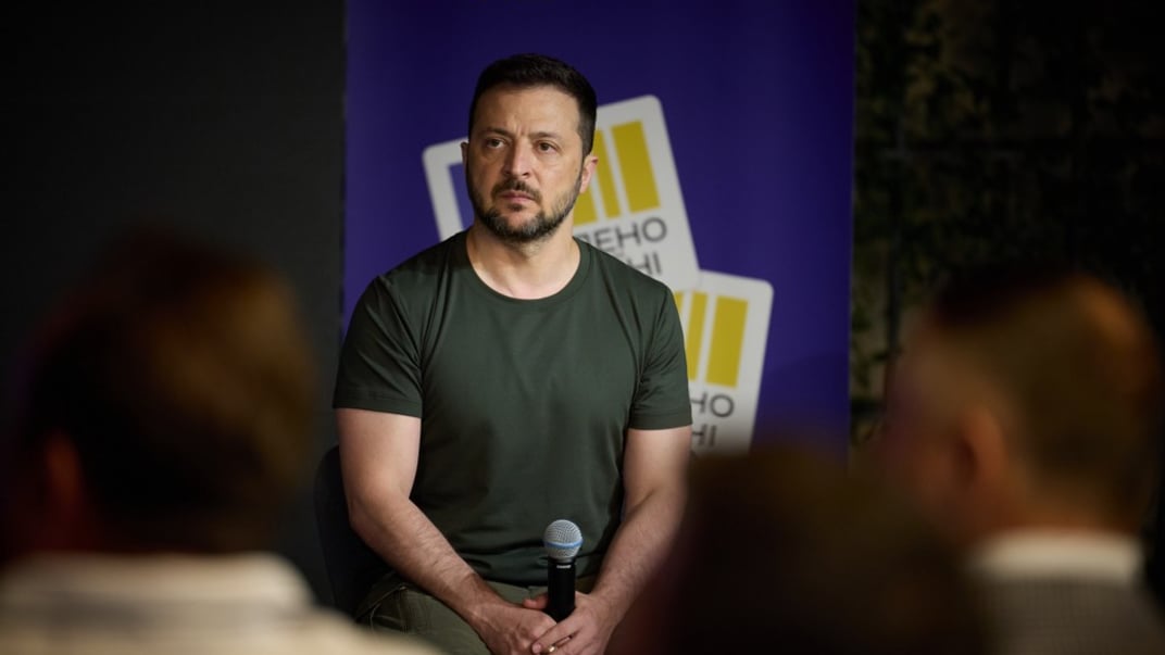 Ілюстративне фото. Президент України Володимир Зеленський під час робочої поїздки до Волинської області