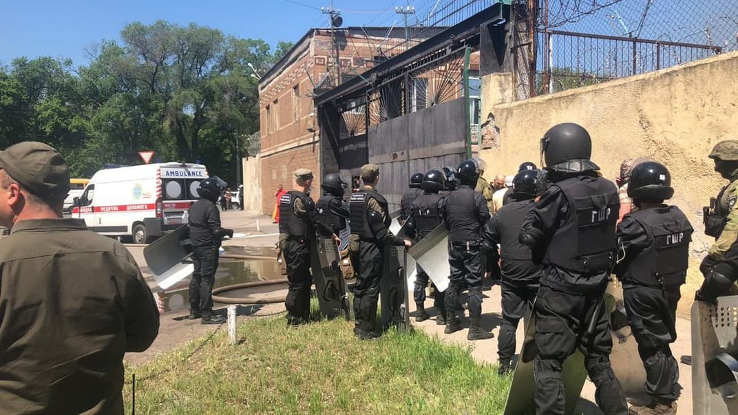 По факту событий в одесской колонии полицией начато уголовное производство