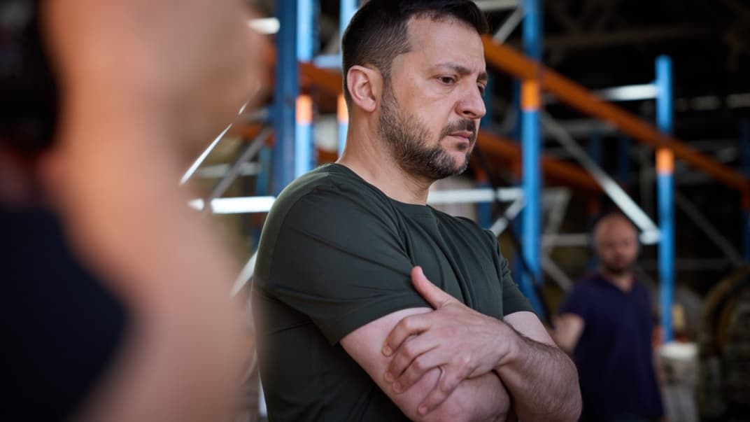 Президент України Володимир Зеленський під час робочого візиту до Харкова, 24 травня 2024 року