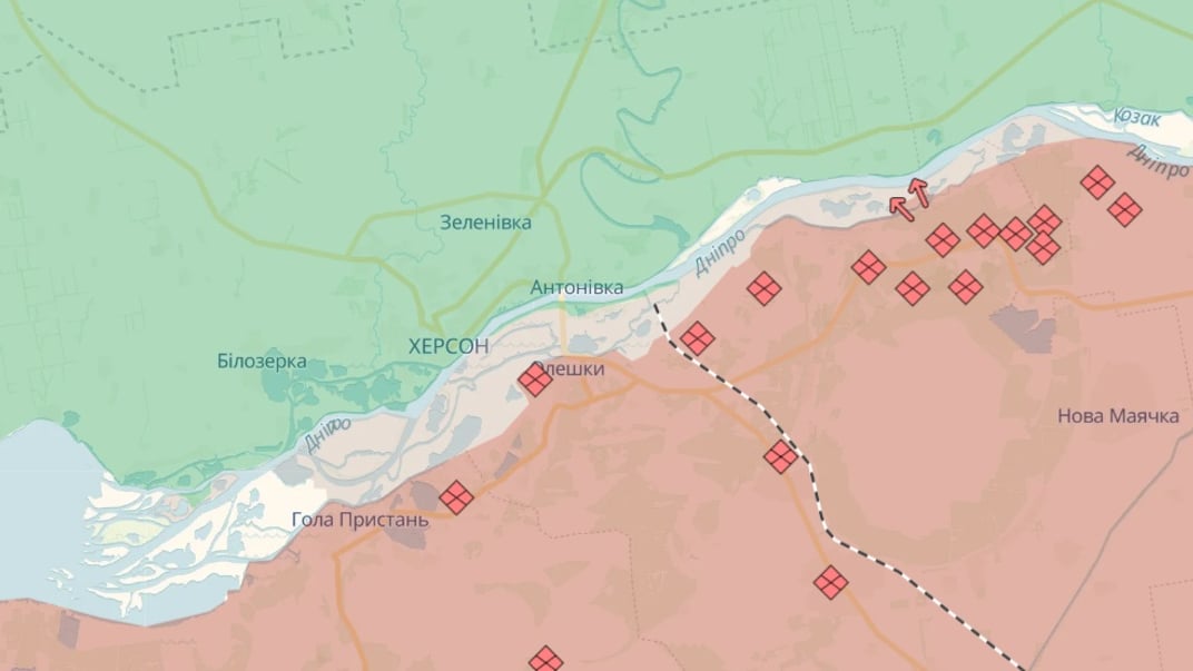 Карта DeepState станом на 4 грудня 2024 року