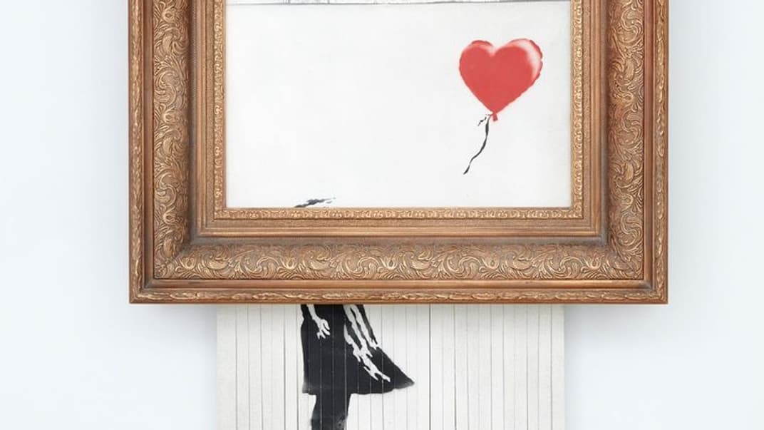 Инсталляция «Любовь в мусоре» (Love Is in the Bin)