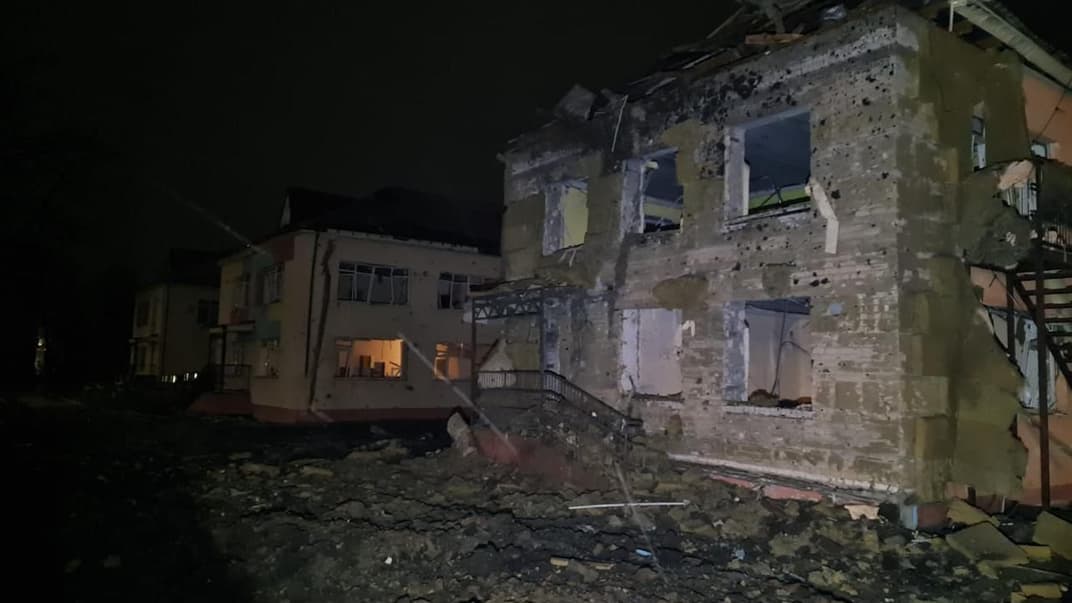 Последствия ночного обстрела россиянами Донецкой области, 28 января 2024 года