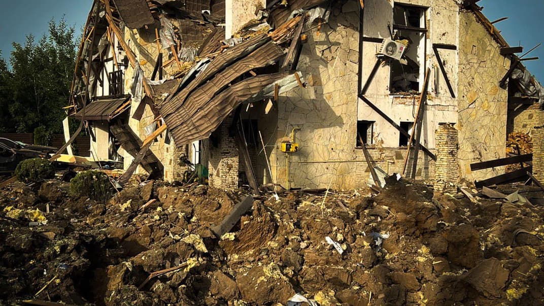 Последствия обстрела Киевской области