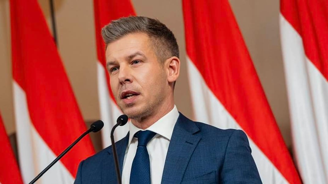 Лідер угорської опозиційної партії «Тиса» Петер Мадяр