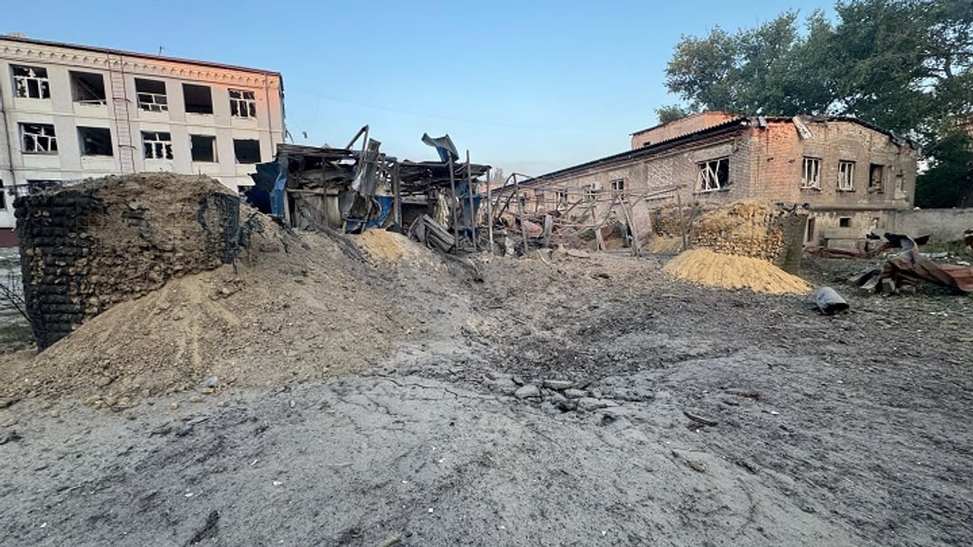 Наслідки російських авіаударів по Костянтинівці, 20 серпня 2025 року