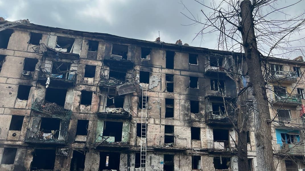 Последствия российского удара по многоэтажке в Кривом Роге, 13 июня 2023 года