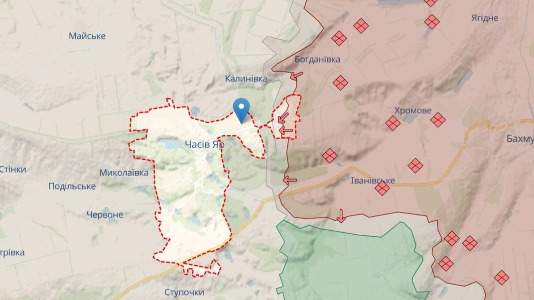 Ситуация возле Часова Яра по состоянию на вечер 19 июня
