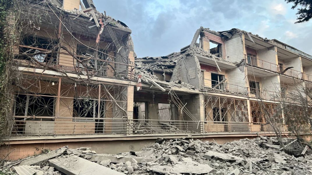 Последствия ракетного удара россиян по Кривому Рогу, 4 сентября 2024 года