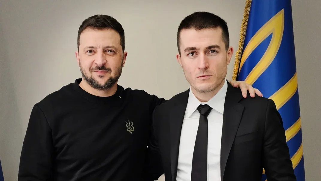 Лекс Фрідман під час зустрічі з Володимиром Зеленським