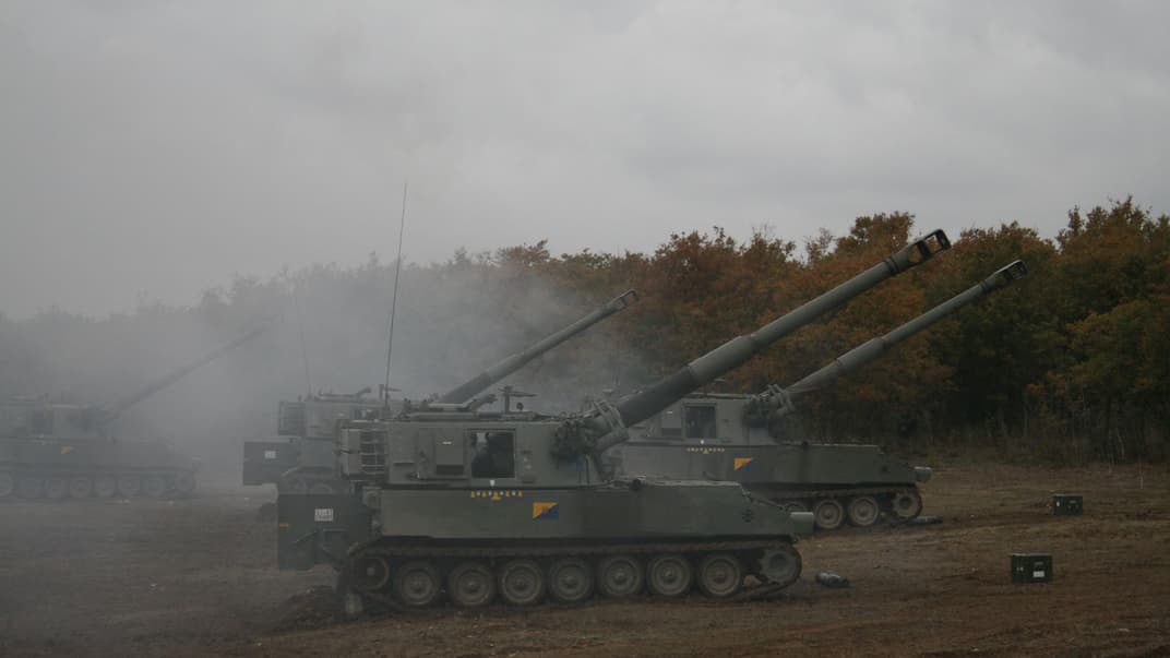 Самоходные гаубицы M109L. Иллюстративное фото