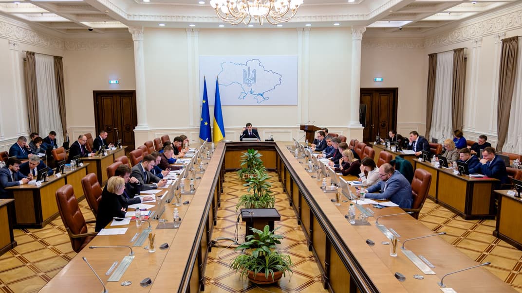 Заседание парламента под руководством Алексея Гончарука