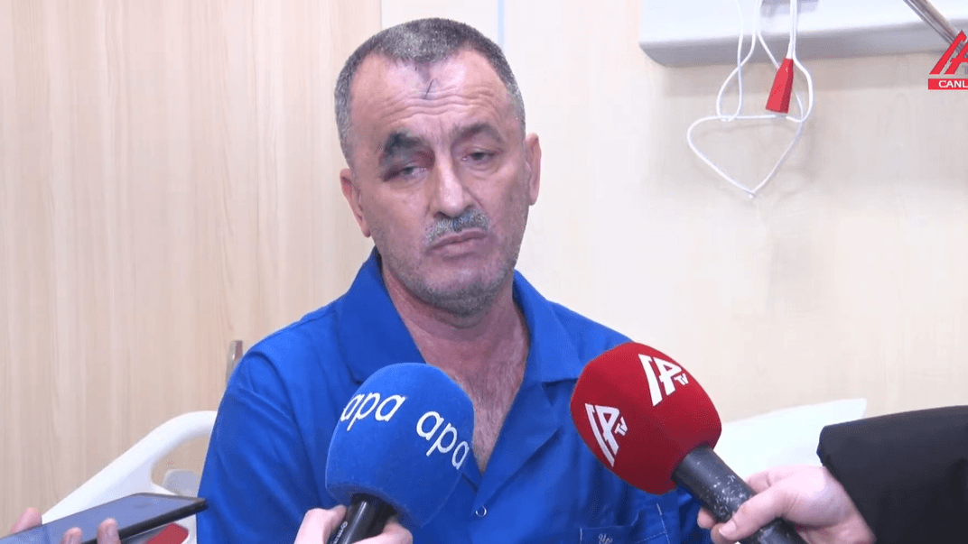 Уцелевший бортпроводник Зульфугар Асадов