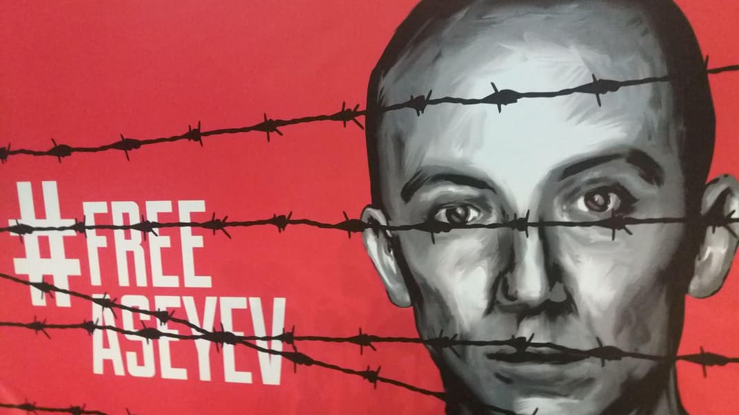 В Киеве устроили акцию «#FreeAseyev. День солидарности со Станиславом Асеевым»