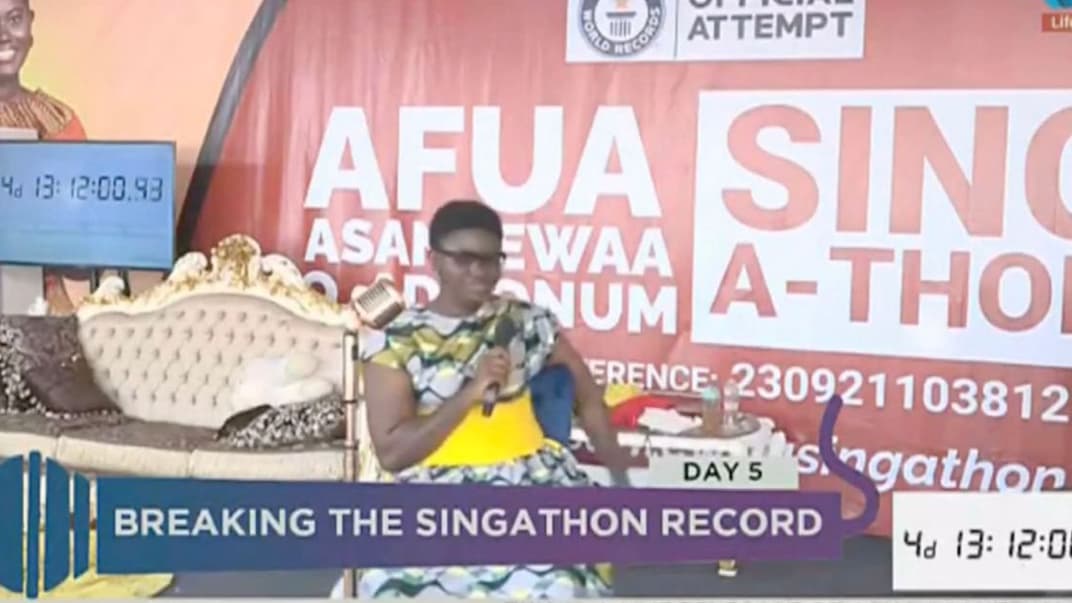 Афуа Асантеваа на співочому маратоні