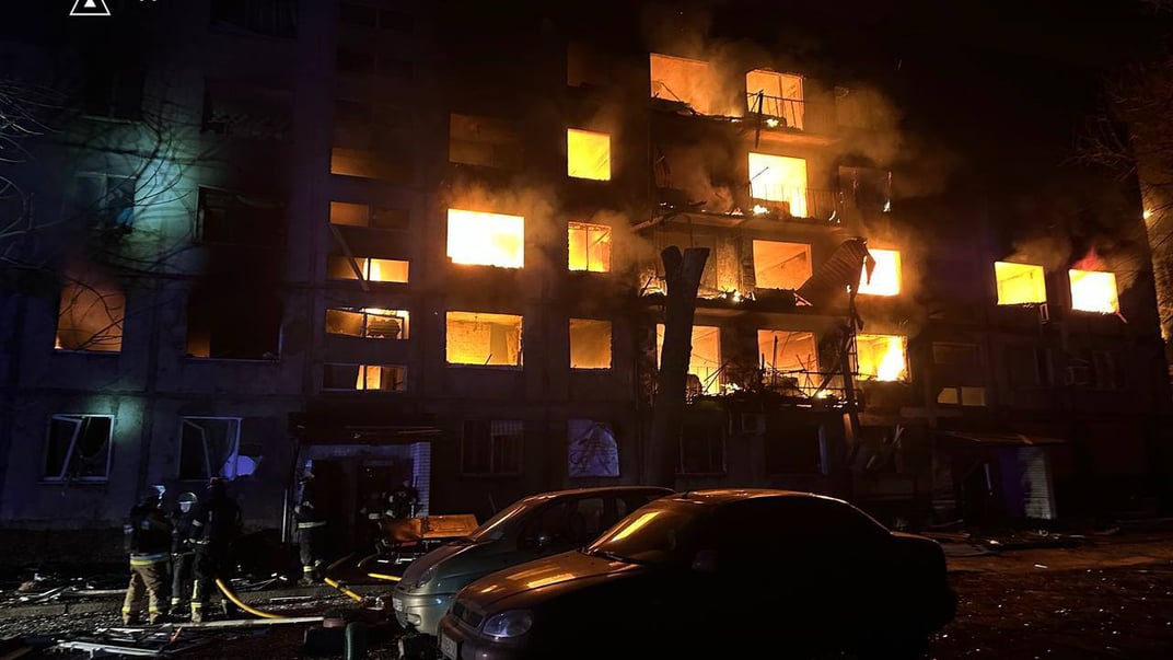 Последствия обстрела Доброполья