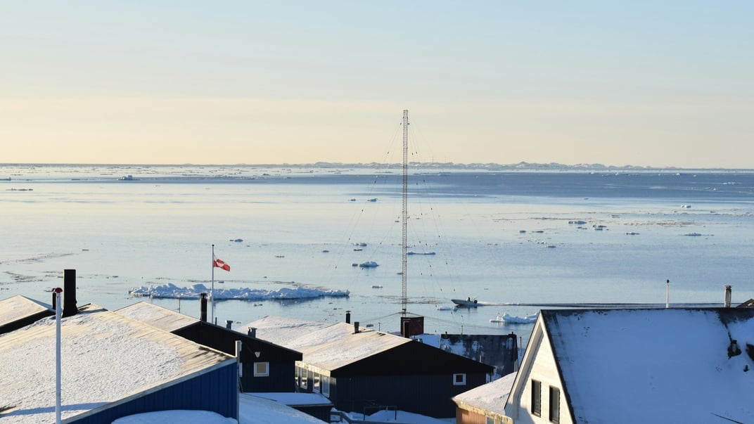 Ілюстративне фото. Вид на гавань у місті Нуук, Гренландія