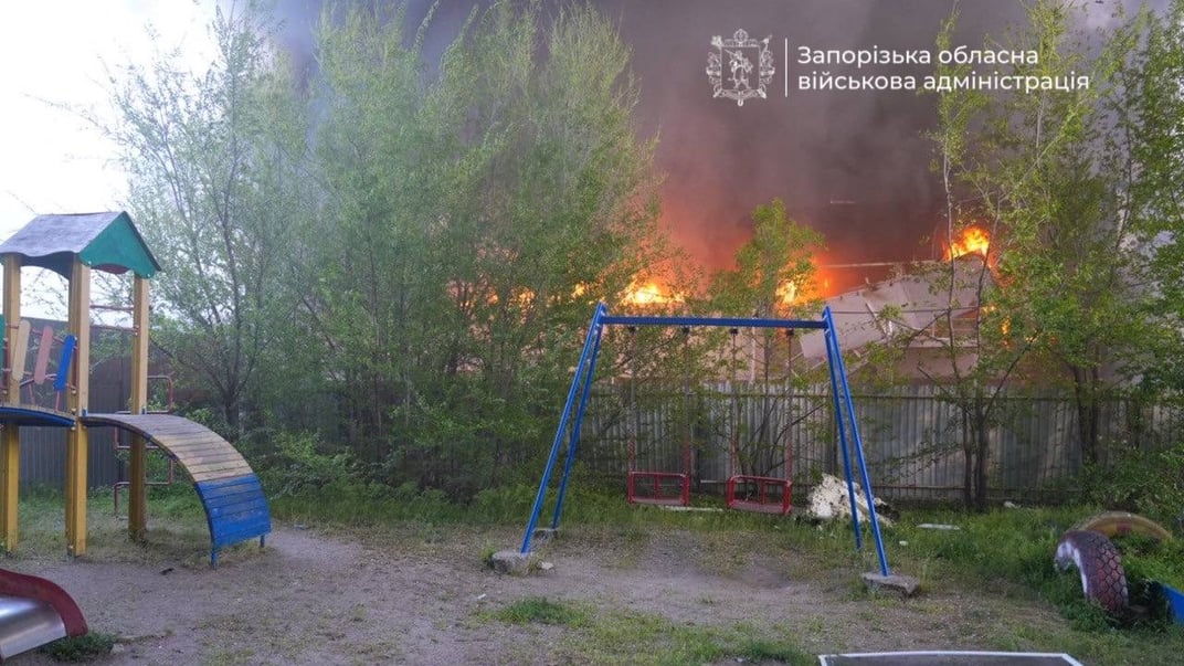 Последствия атаки на Запорожье
