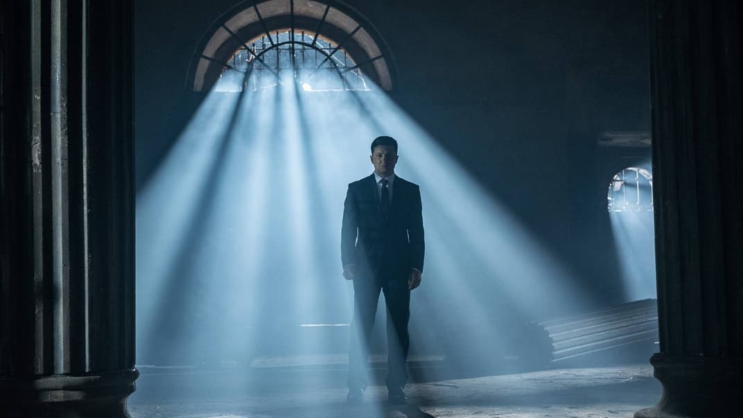 Владимир Зеленский в роли президента Голобородько в сериале «Слуга народа»