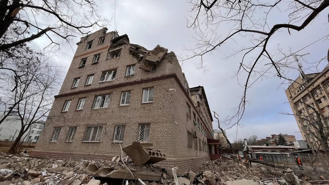 Наслідки російського ракетного обстрілу Краматорська на Донеччині, 25 березня 2023 року