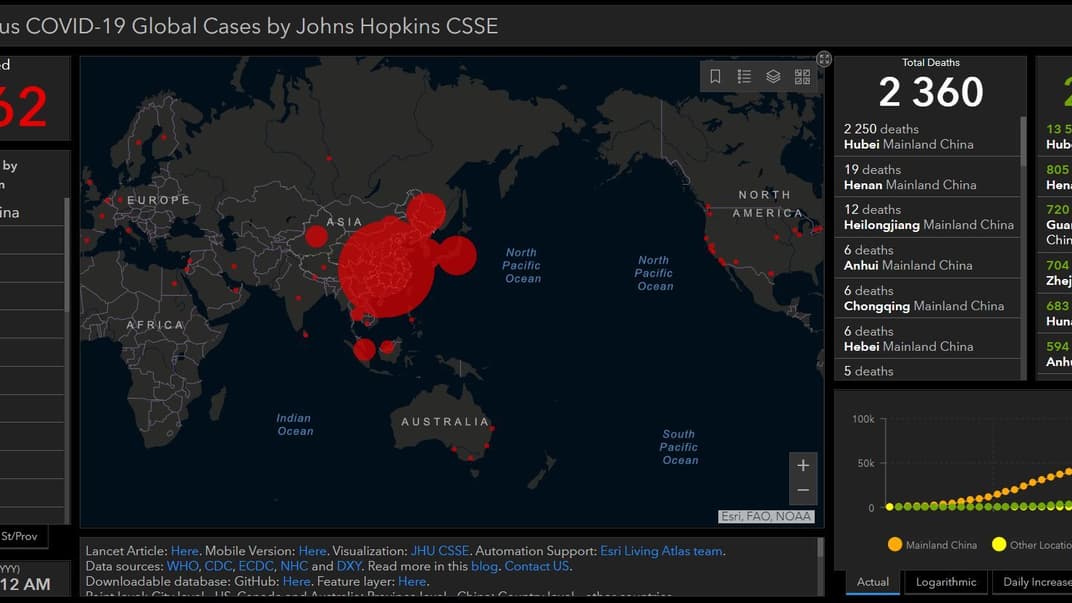 Кількість інфікованих китайським коронавірусом у світі наближається до 78 тисяч, понад 21 тисяча вже одужали