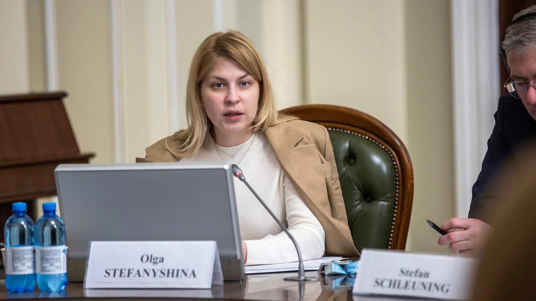 Віцепрем’єрка з питань європейської та євроатлантичної інтеграції та міністерка юстиції Ольга Стефанішина Віцепрем’єрка з питань європейської та євроатлантичної інтеграції та міністерка юстиції Ольга Стефанішина