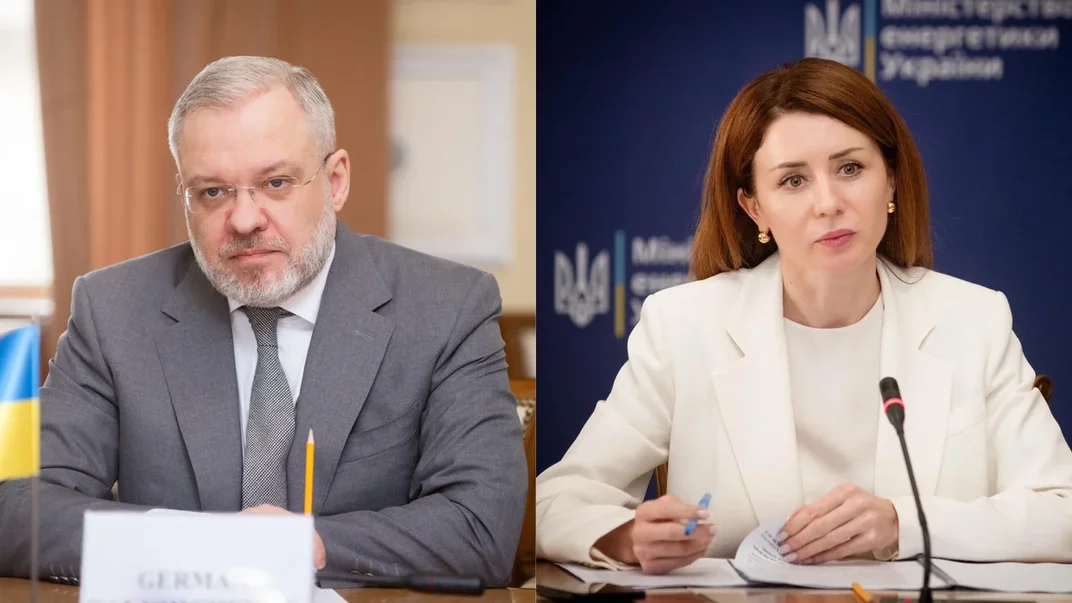 Колаж. Герман Галущенко та Світлана Гринчук