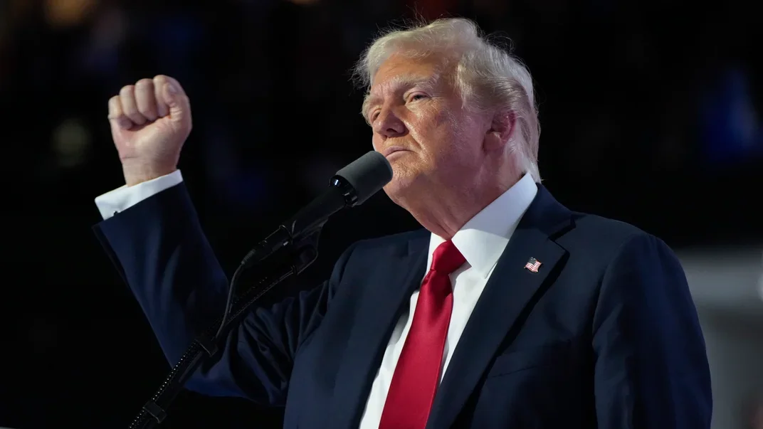 Дональд Трамп під час з'їзду Республіканської партії, 18 липня 2024 року