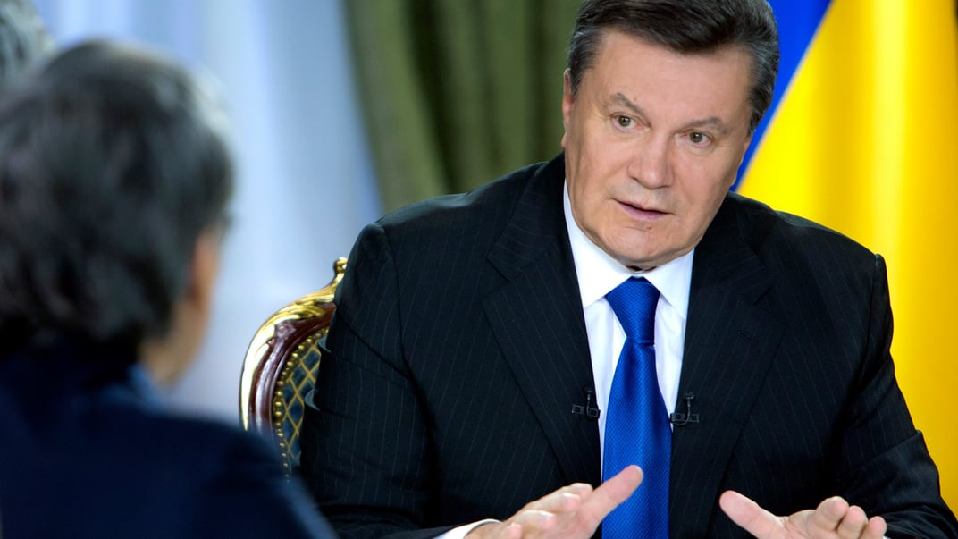 Колишній український президент-утікач Віктор Янукович