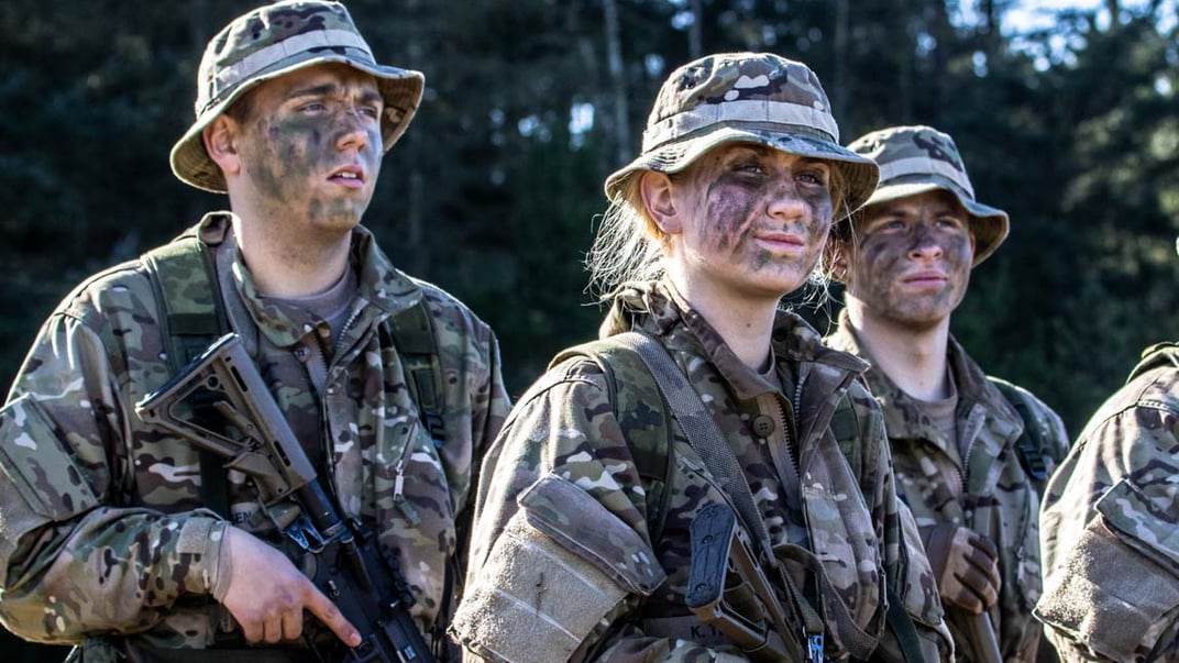 Призовники Данського артилерійського полку на навчаннях у 2022 році