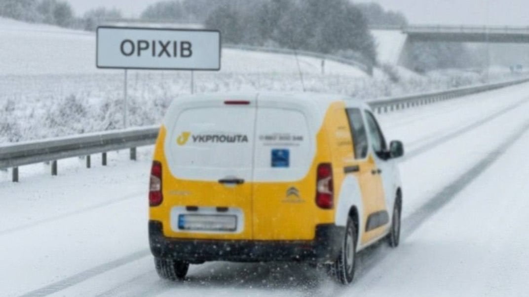 Фото ілюстративне. Машина «Укрпошти» заїжджає в Оріхів