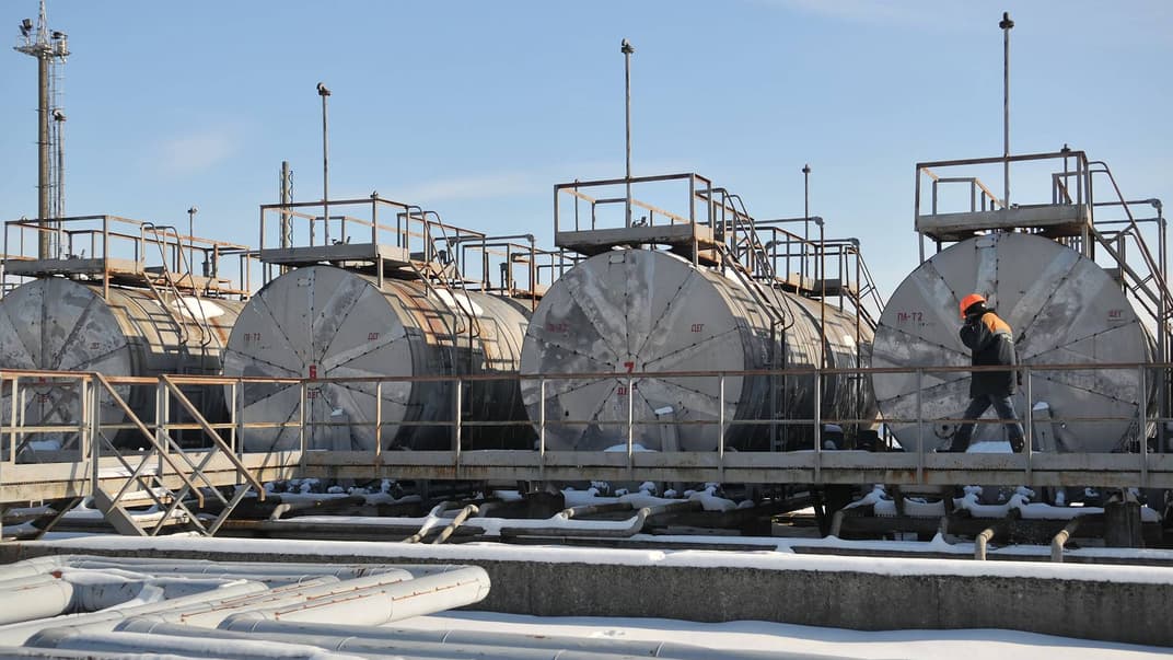 Газосховище, розташоване біля траси газопроводу Дашава-Київ-Брянськ-Москва, Стрийського району Львівської області, 14 лютого 2017 року