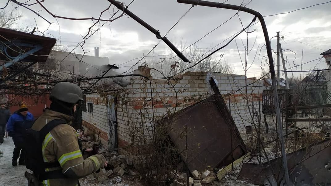 Последствия российских обстрелов Харьковской области, 19 февраля 2023 года