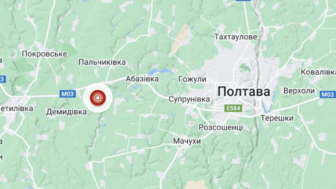 На території Полтавської області знову зафіксували землетрус