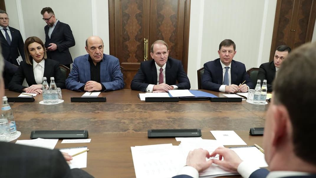 Встреча делегации партии «Оппозиционная платформа — За жизнь» с депутатами Госдумы России, 10 марта 2020