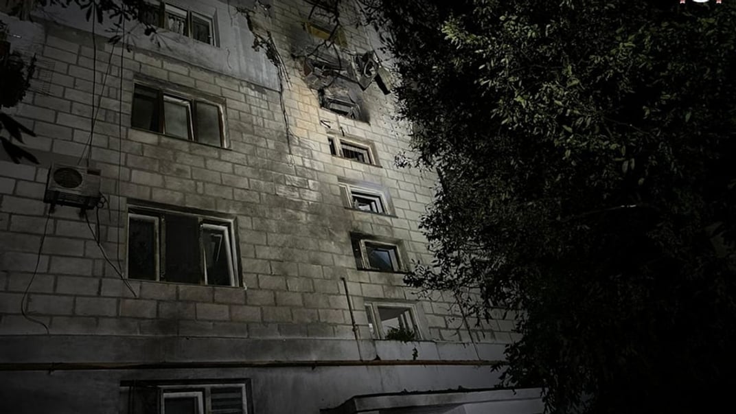 Наслідки обстрілу «шахедами» міста Ізмаїл