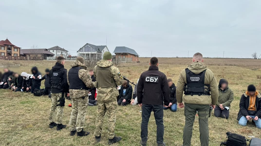 Задержание мужчин при попытке уехать в Румынию