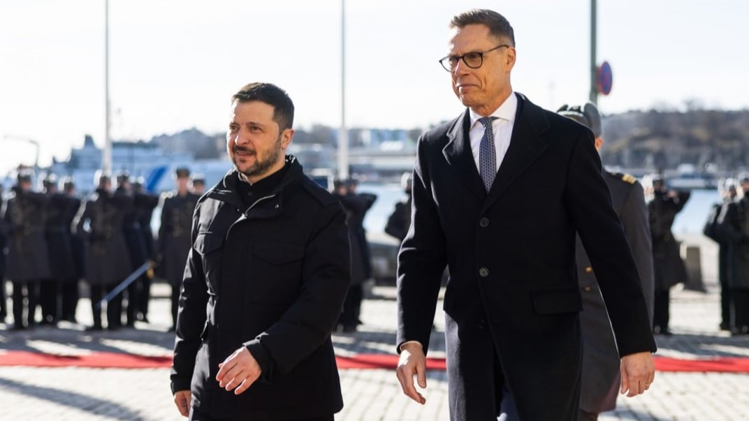 Ілюстративне фото. Президенти України й Фінляндії Володимир Зеленський та Александр Стубб під час зустрічі у березні 2025 року