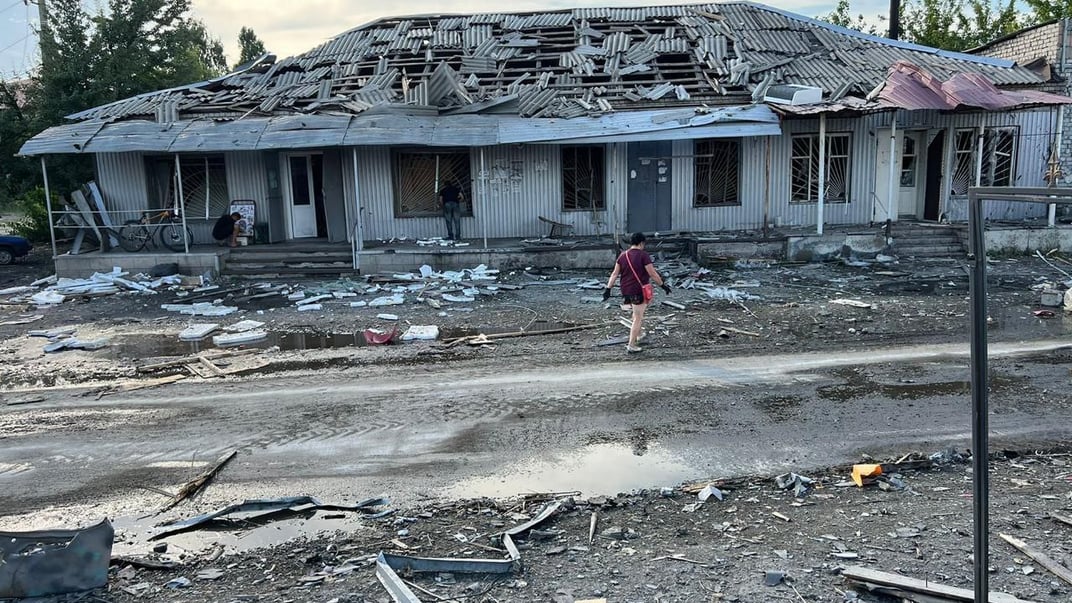 Оккупанты обстреляли Лиман Донецкой области