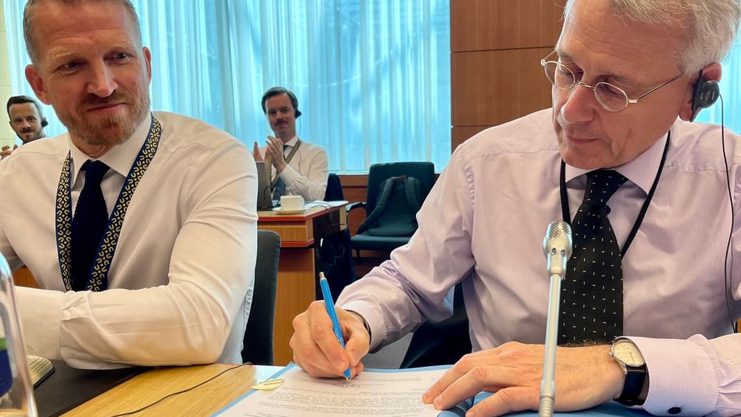 Заступник постійного представника Швеції при ЄС Торбйорн Хаак на засіданні послів ЄС