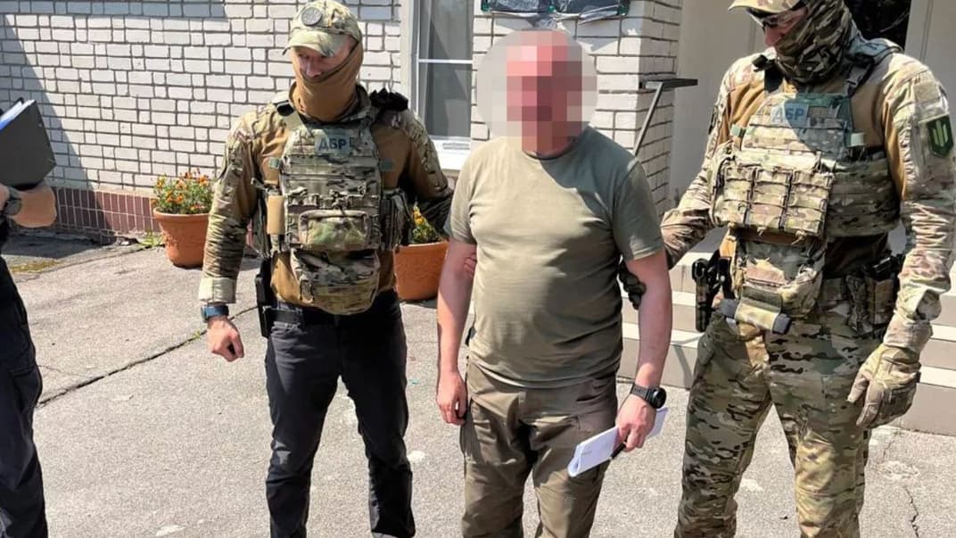 Затримання підозрюваного військового комісара