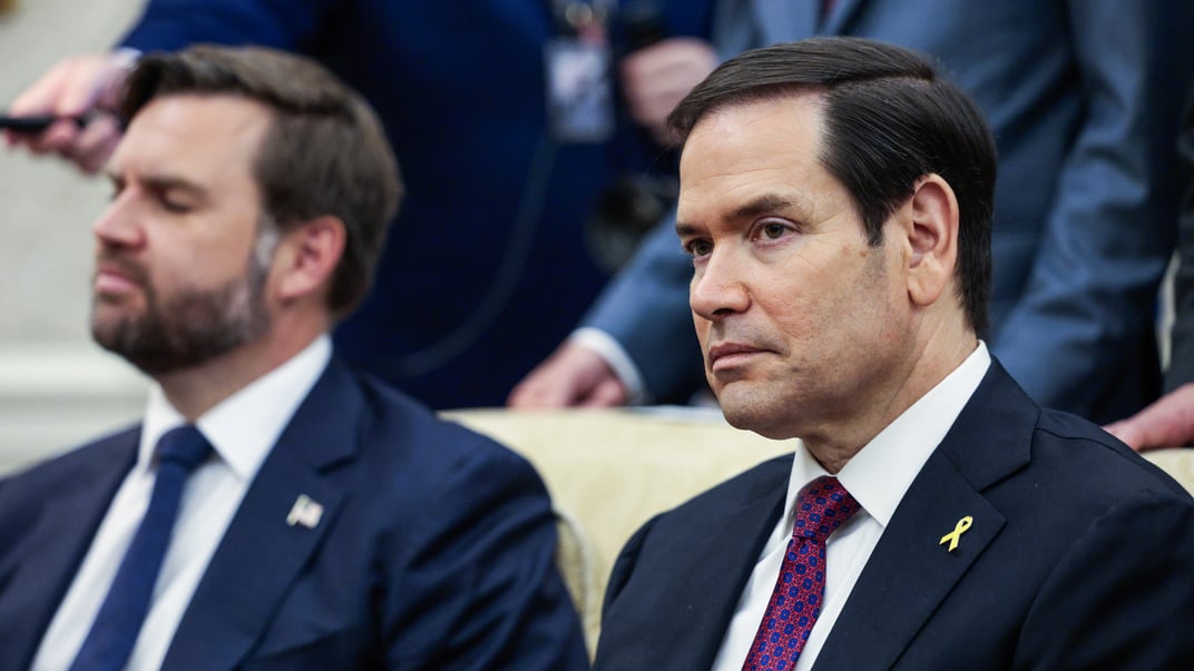 Державний секретар США Марко Рубіо та віцепрезидент США Джей Ді Венс Державний секретар США Марко Рубіо та віцепрезидент США Джей Ді Венс