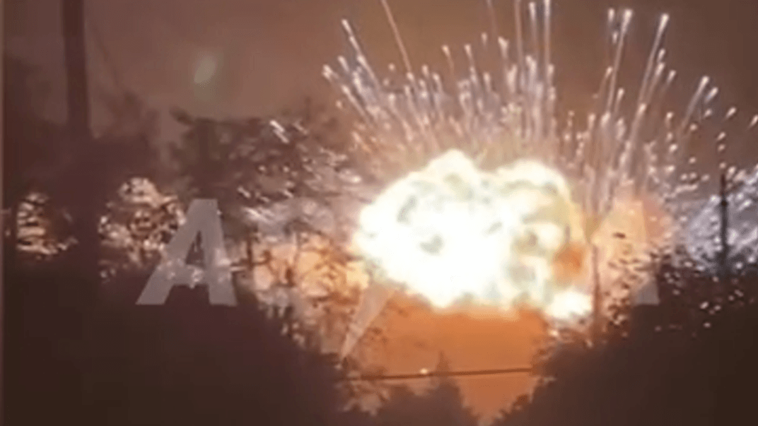 Вибух на складі боєприпасів у Краснодарському краї рф