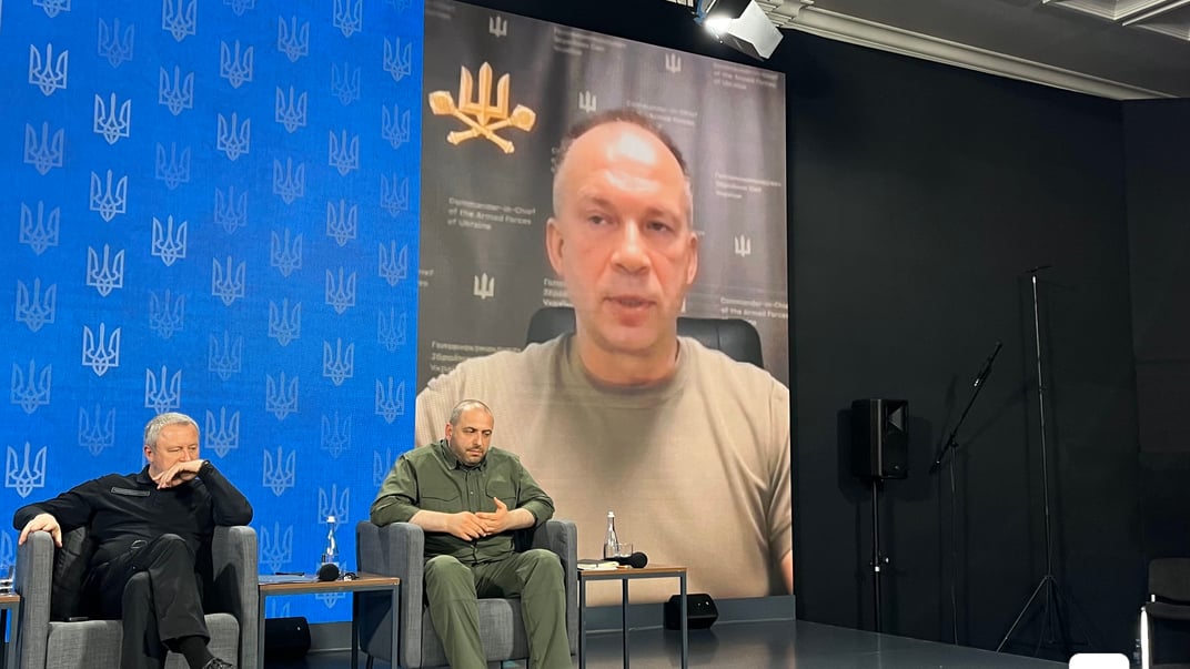 Головнокомандувач ЗСУ Олександр Сирський на брифінгу, Київ, 27 серпня 2024 року