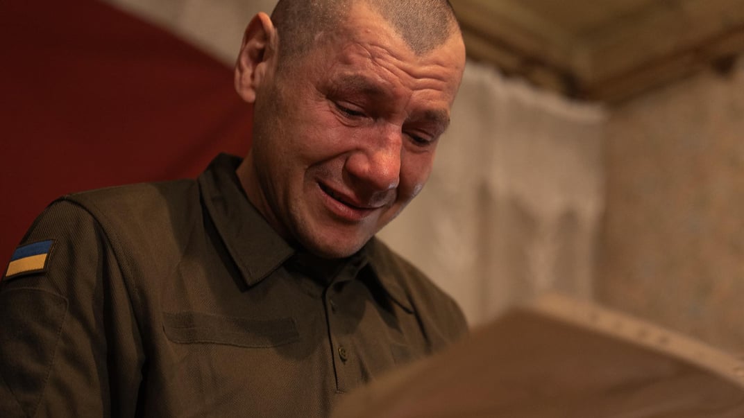 Сергій Криніцький на позивний Сєронька
